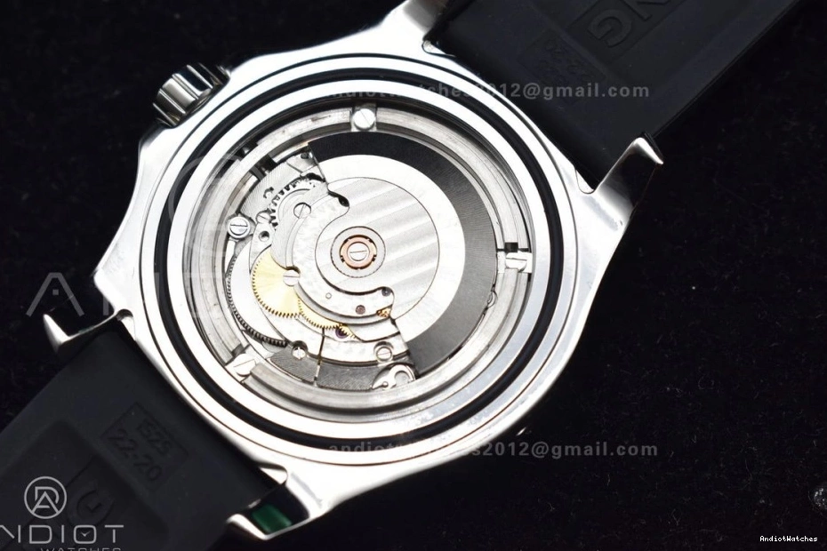 GoodFit On Best 1167 Automatic Edition Rubber TF Bezel 1:1 Strap Black A 44 Dial Black Superocean Black 1116